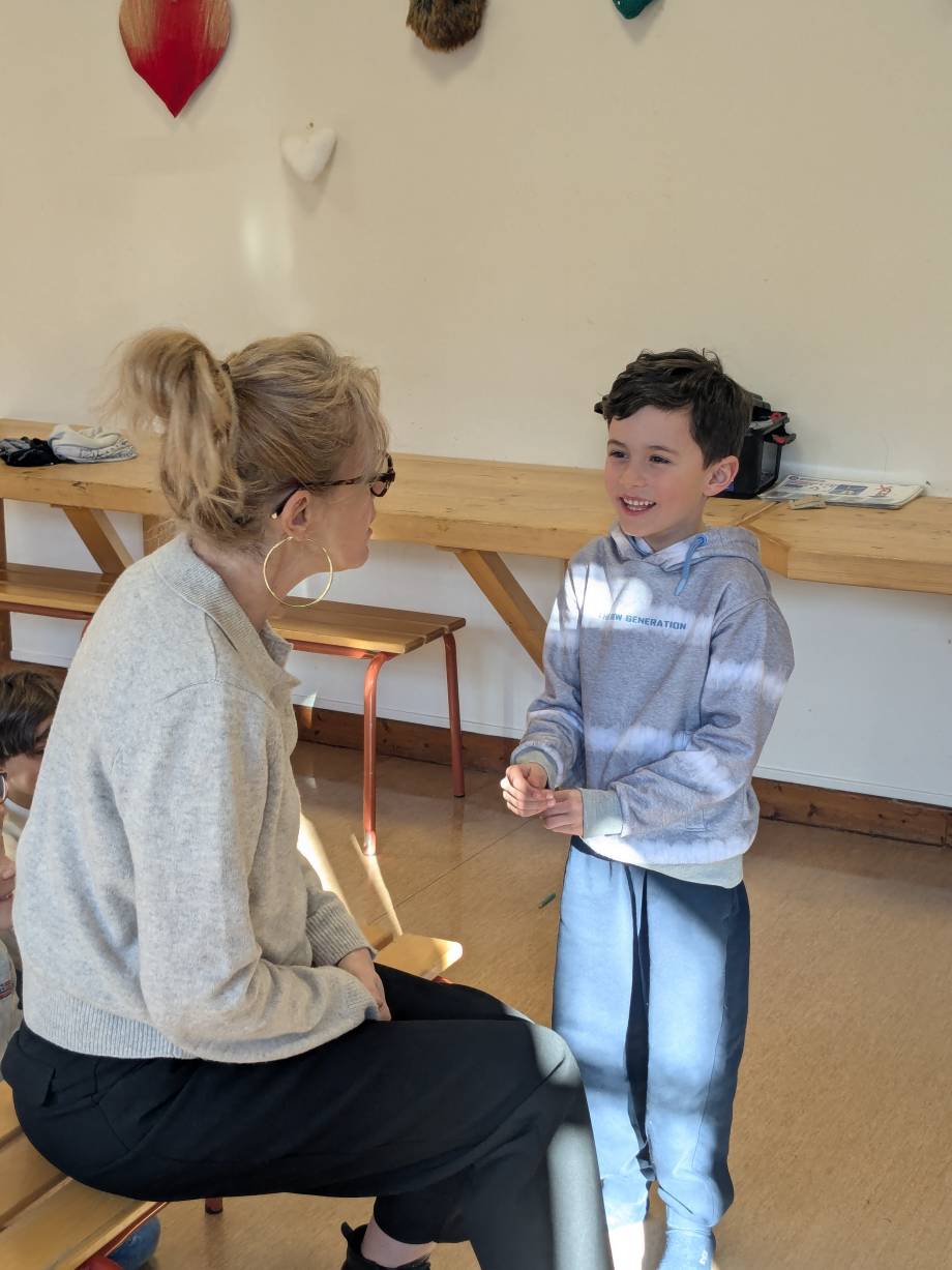 6e séance de théâtre sur 10 avec Barbara Banos le 26/02/2026 - créneau des CE1/CM1 - Marie-Anaïs Lien