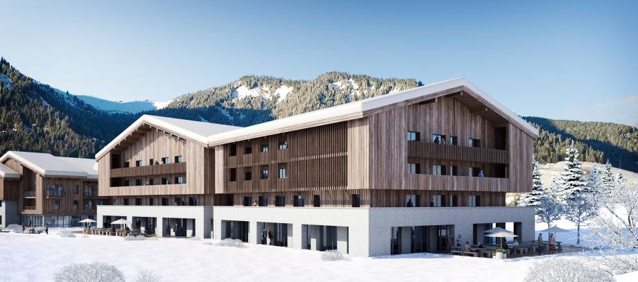 Quartier des Varins : perspective de l'hôtel 4 étoiles - Immalliance