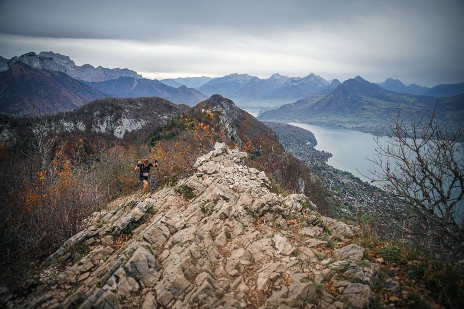 Gautier Airiau, le 30 octobre, lors de la Maxi-race (5 000 D+, 1 300 coureurs)