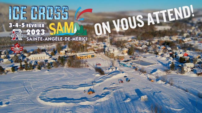 Prochaine course : l’Ice Cross Sam, à Saint-Angèle-de-Mérici (Canada), du 3 au 5 février 2023