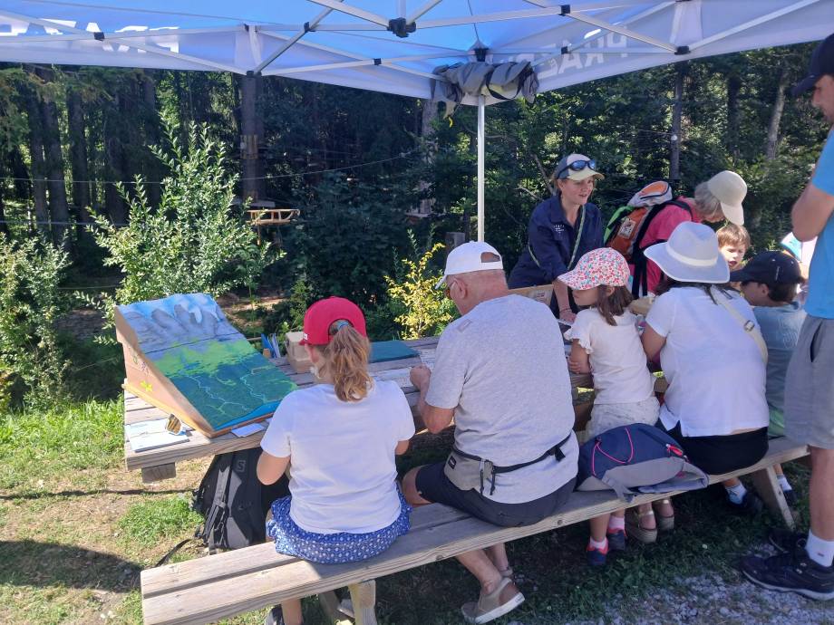 Animation au bord du lac de Praz - Caroline Gehant/Asters Cen 74