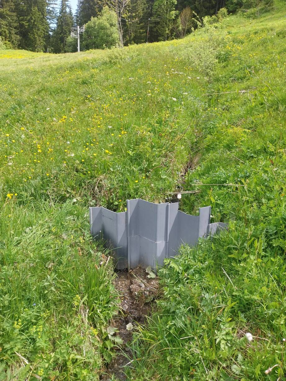 Système de palplanche pris en photo en 2025 - Arthur Jacquemin/Asters, CEN 74