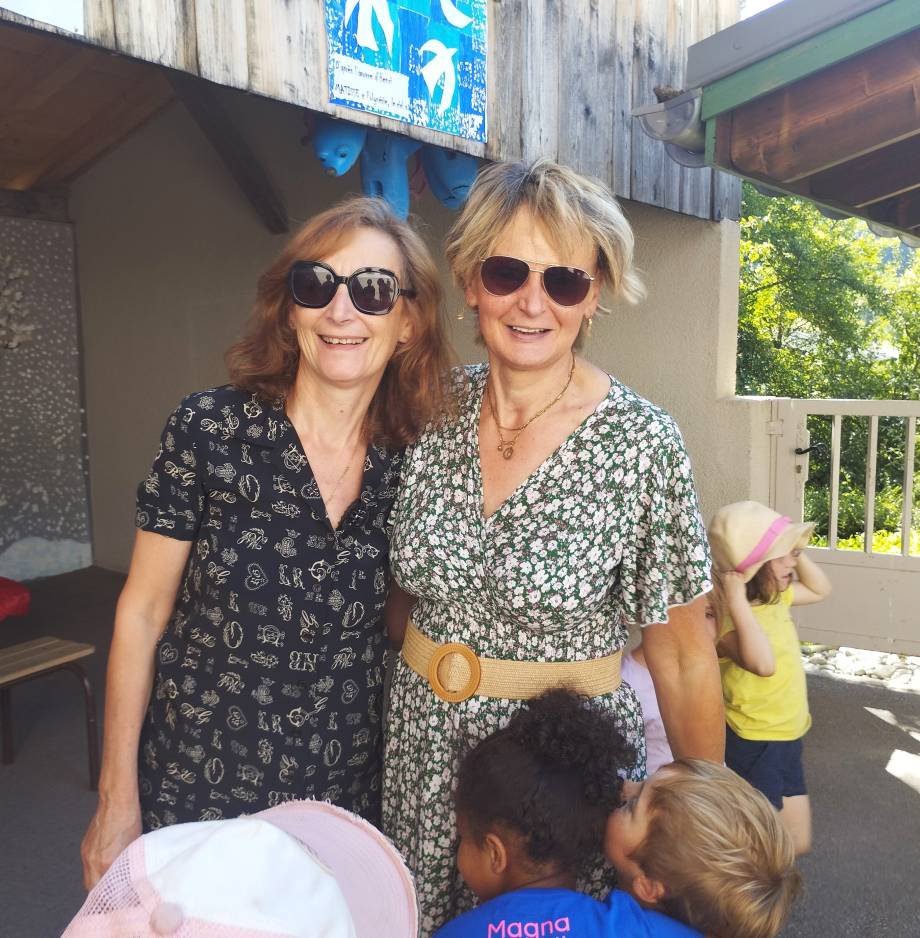 École maternelle privée Saint-Joseph : dernier jour de travail dans cette école de Christine Moine et Sylviane Jond - Christiane Pelloux