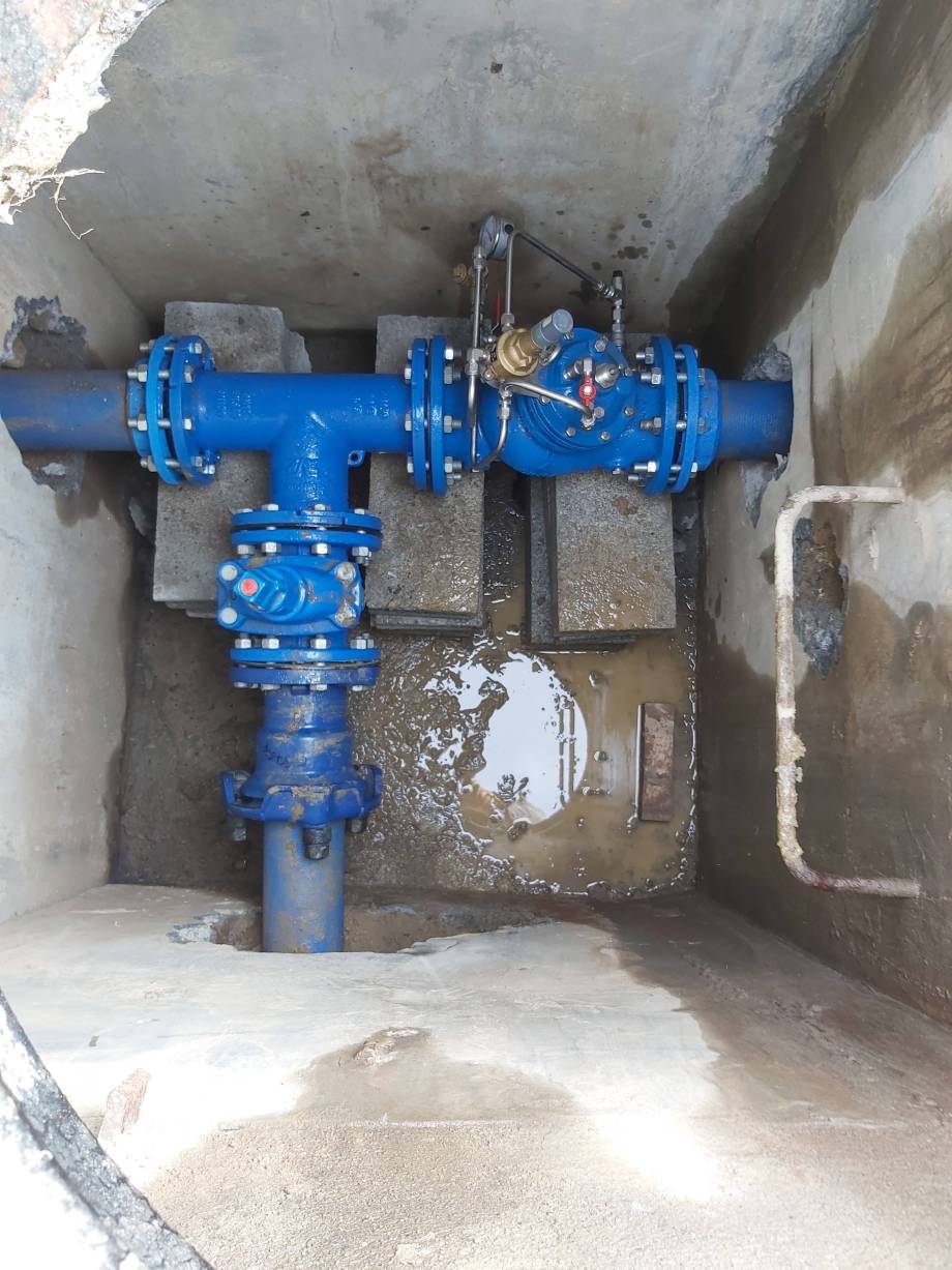 Hameau de Réon : nouvelle vanne