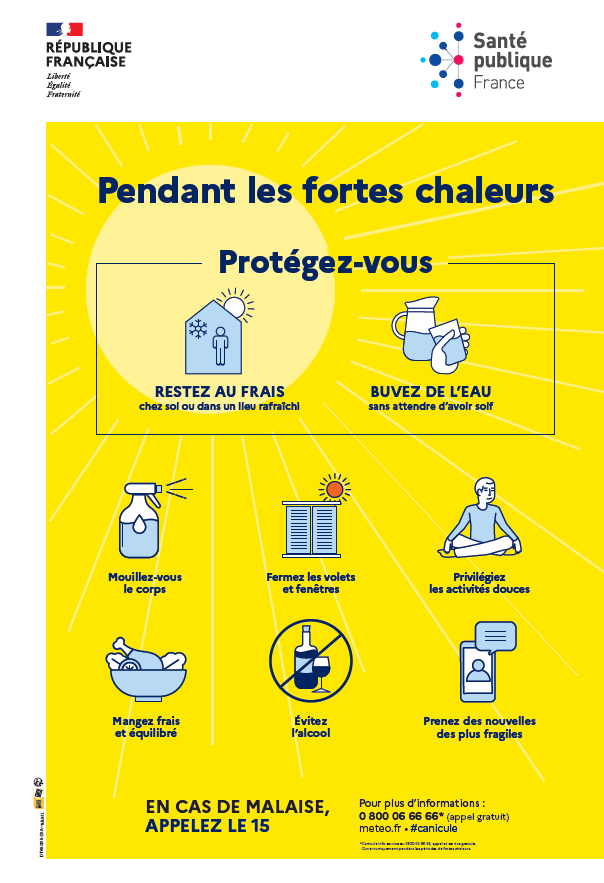 Canicule d'août 2023 : les bons réflexes à adopter