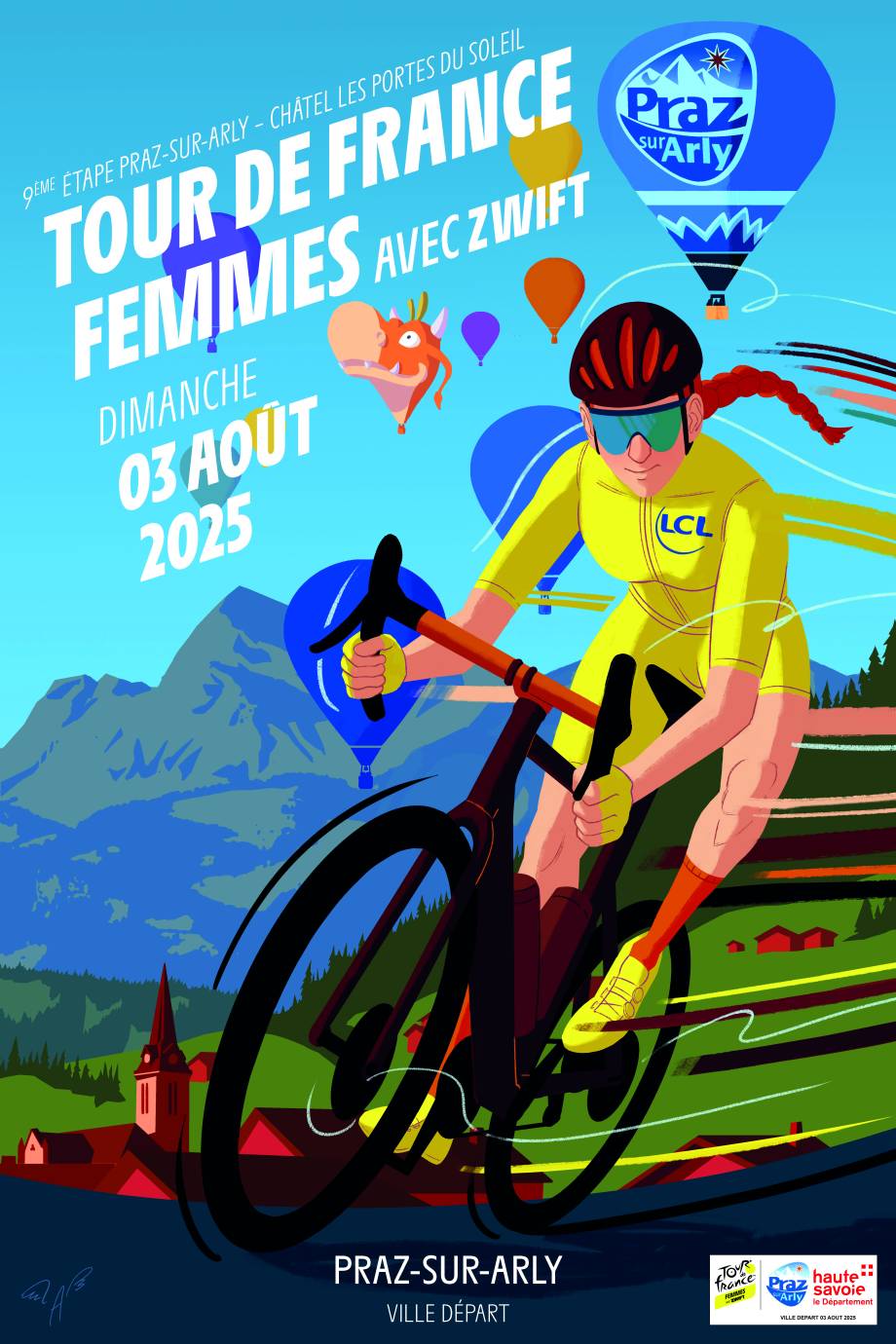 TDFF25 : affiche d'Augustin Brice