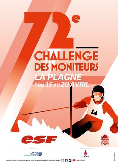 Affiche du Challenge des moniteurs 2024 (72e édition)