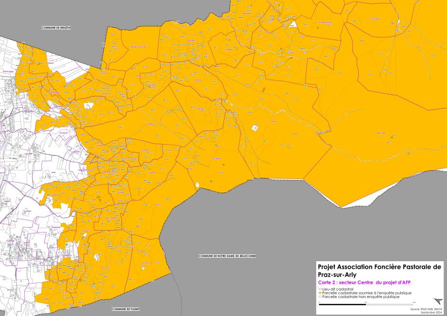 AFP de Praz-sur-Arly : secteur Centre du projet d'AFP - SEA 74