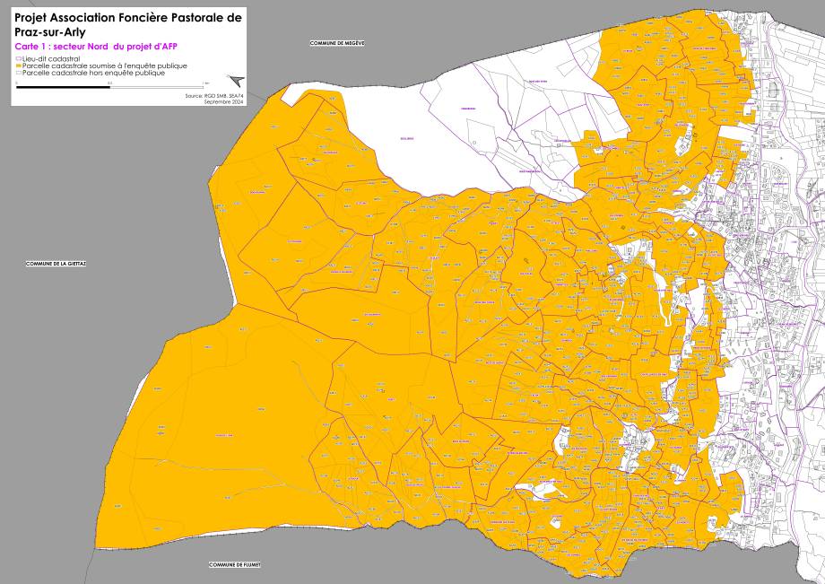 AFP de Praz-sur-Arly : secteur Nord du projet d'AFP - SEA 74