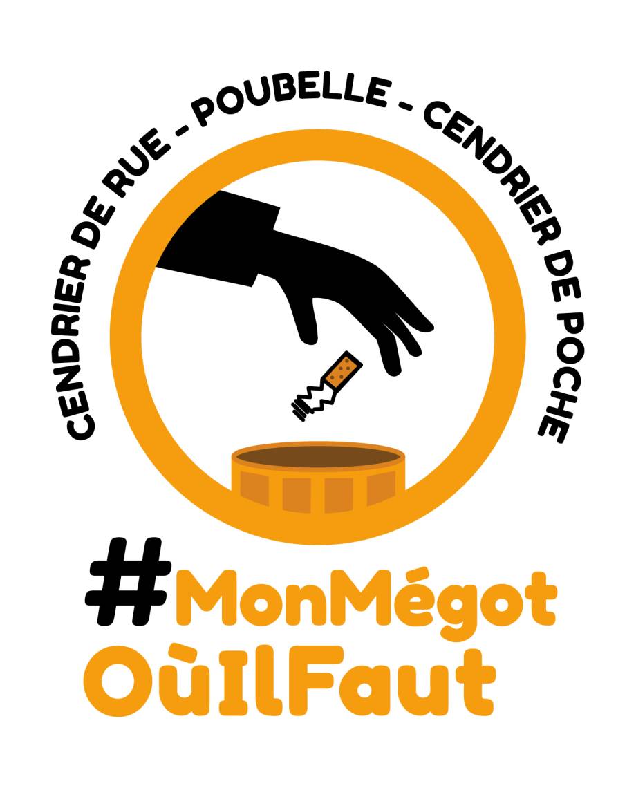 Cendrier de rue - poubelle - cendrier de poche # Mon mégot où il faut - Alcome