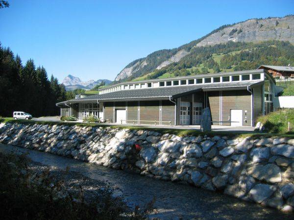 Station d'épuration située à Praz