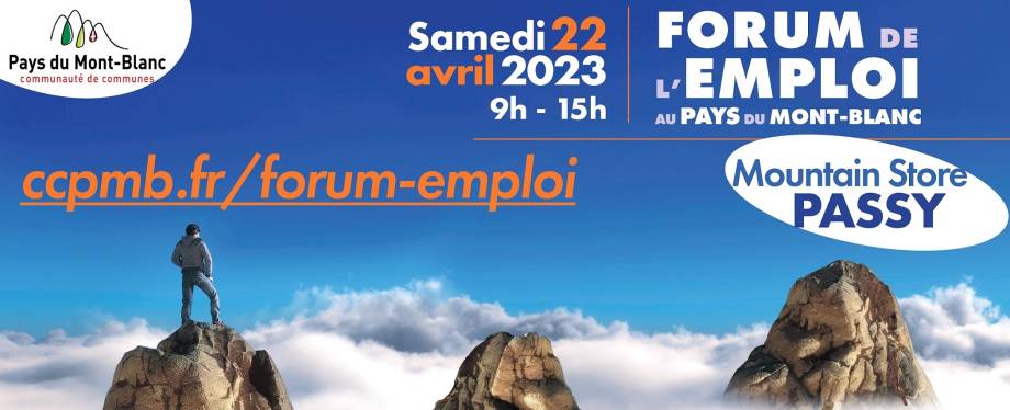 2e Forum de l'emploi au Pays du Mont-Blanc - Bandeau