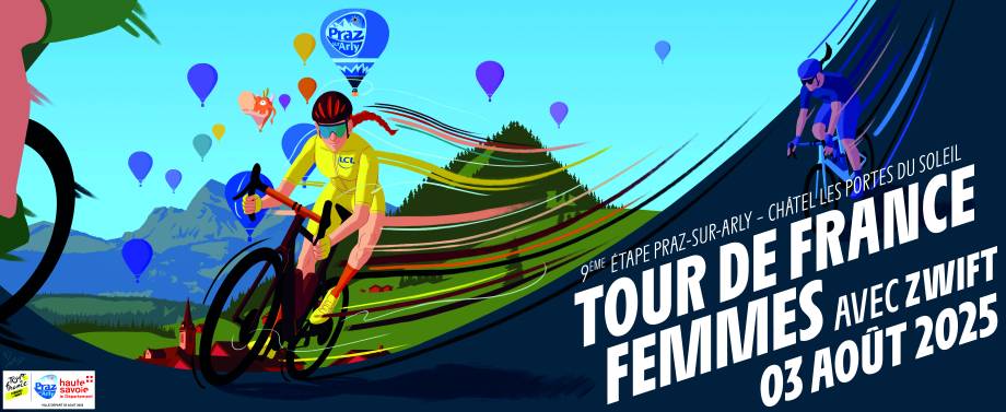 TDFF25 : banderole d'Augustin Brice