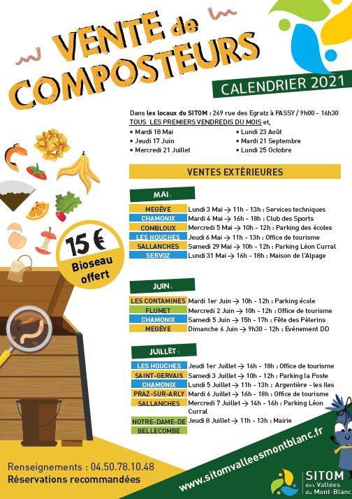 Vente de composteurs