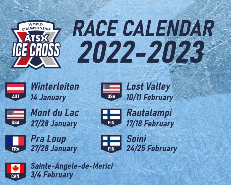 Calendrier des différentes courses prévues dans le cadre du championnat du monde © MMXV. All Terrain Skate Cross Federation