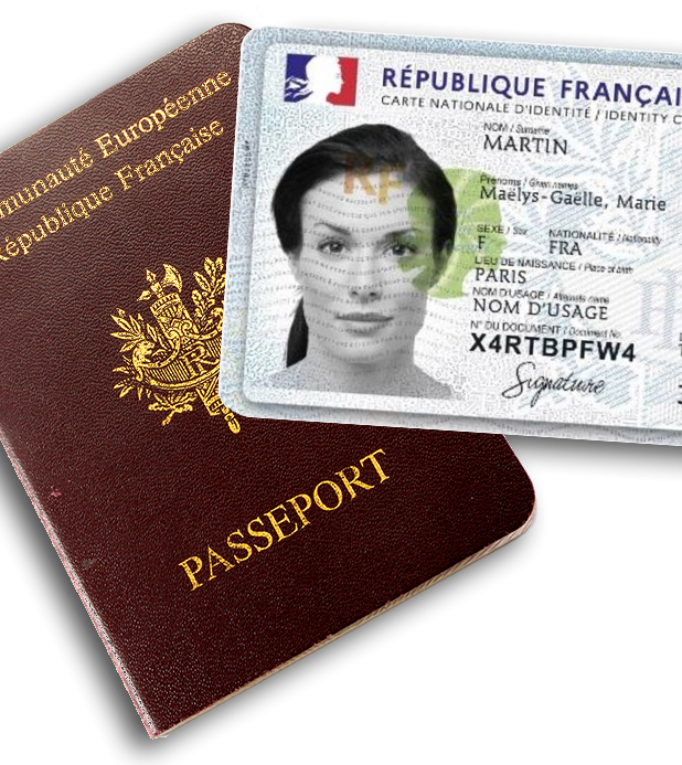 Carte d'identité et passeport