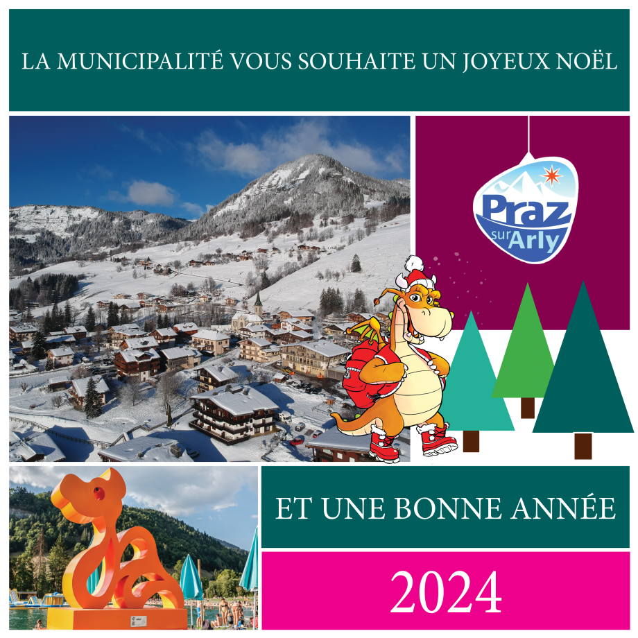 Carte de vœux : joyeux Noël et belle année 2024