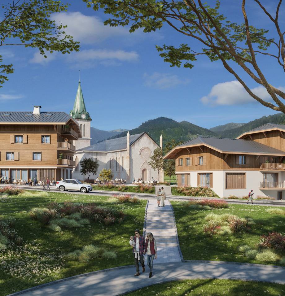 Centre-village © Atelier des vergers Architectes