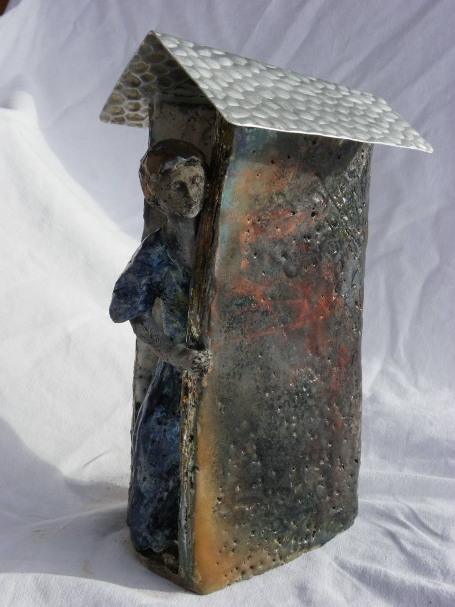 Œuvre artistique : jolie maison d'Élisabeth Socquet