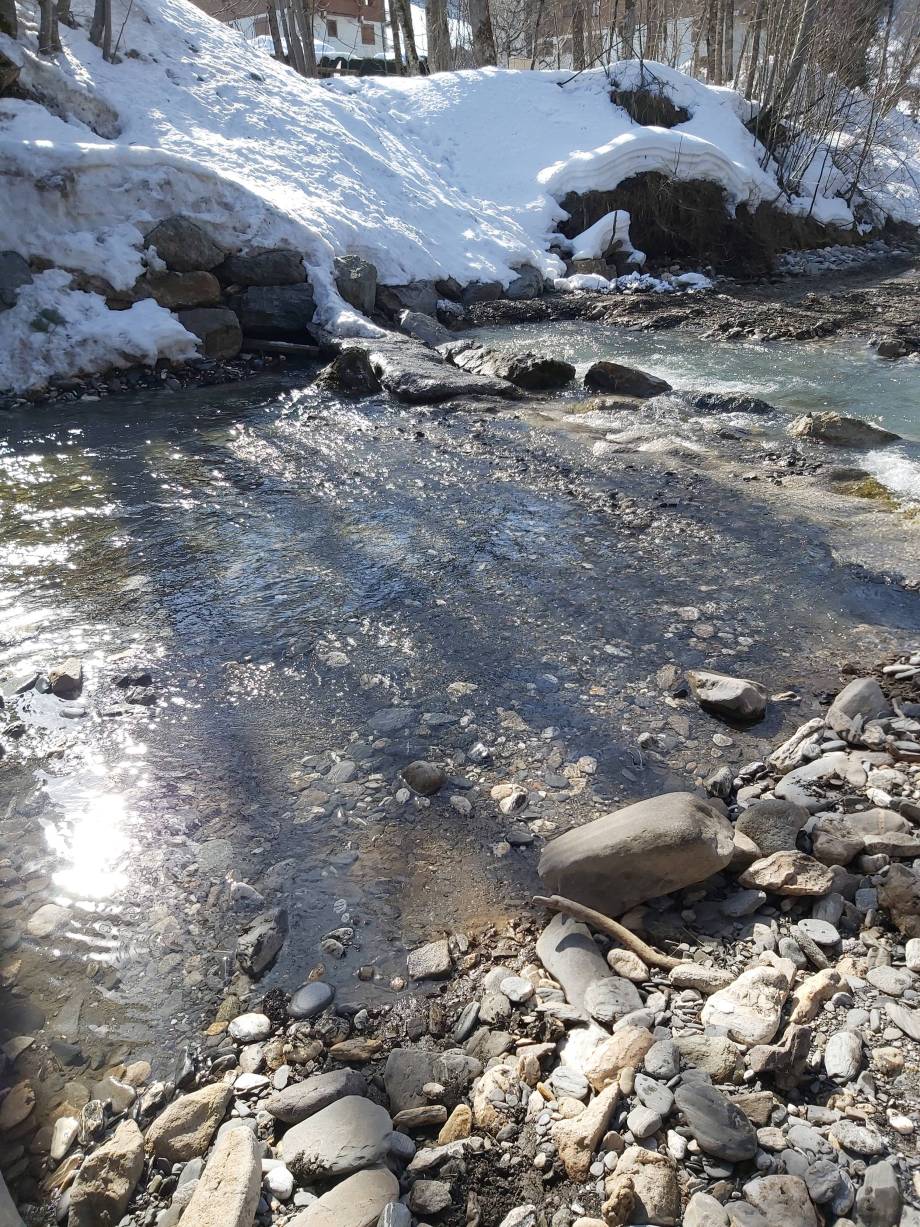 Seuil du pont de l'Île : étape 4