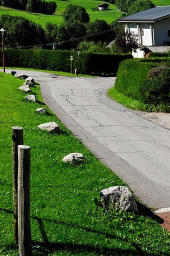 La route du Marais avant son élargissement prévu fin septembre 2010 - Gaël Joncour