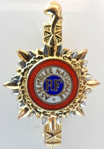 Insigne des députés en France