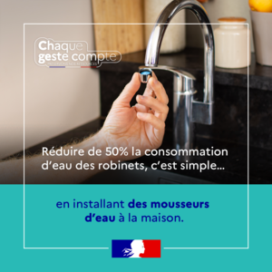 Chaque geste compte pour économiser l'eau - Mousseur - Préfecture de la Haute-Savoie