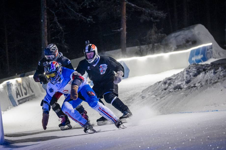 Championnats du monde d'Ice Cross 2024 à Rautalampi (Finlande) les 9 et 10/02/2024 - Photographe professionnel de la course
