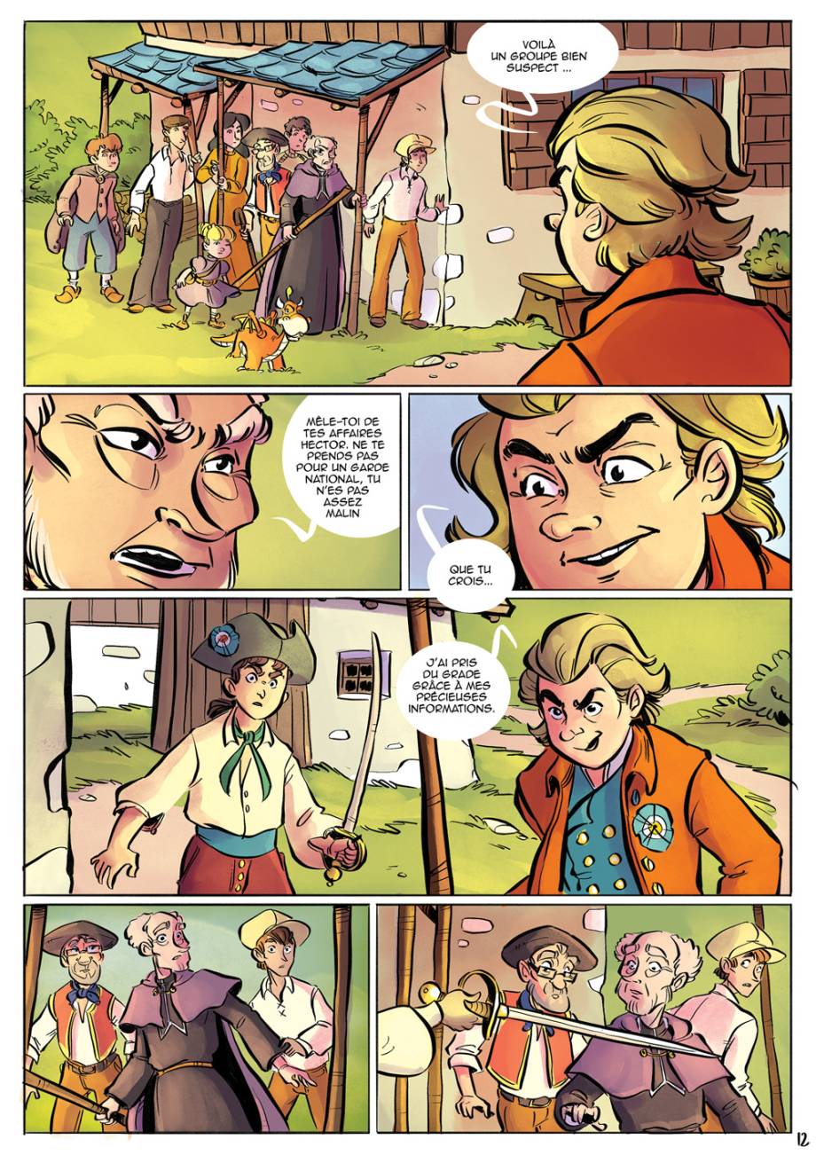 Planche 12 du tome 3 BD La Thonnaz ne sonne plus