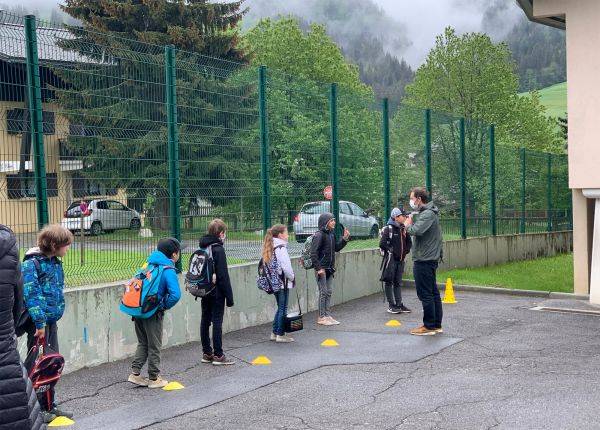 Rentrée à l'école des Éterlous après le confinement