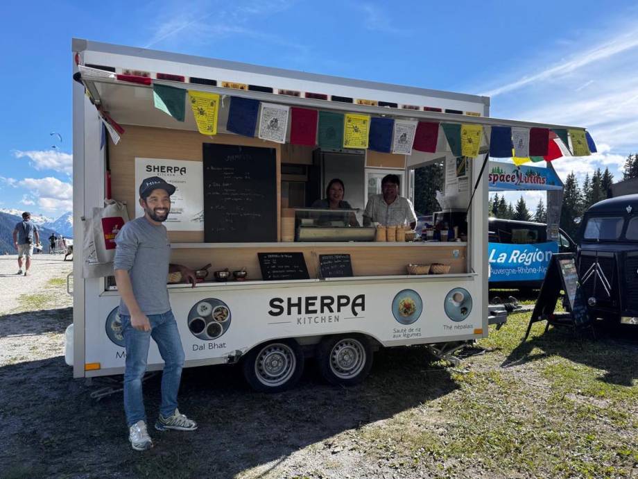 ZAC des Varins : food truck Sherpa kitchen - Kusang Sherpa