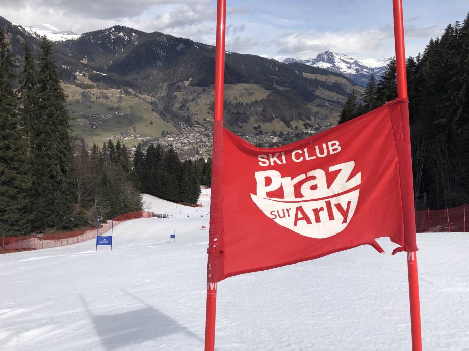 Entraînement sur la piste des Bernards