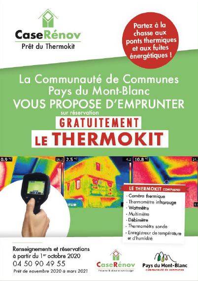 Thermokit prêté dans le cadre de CaseRénov